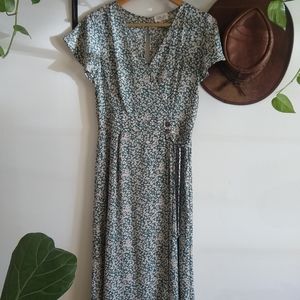 Sienna sky floral print dress